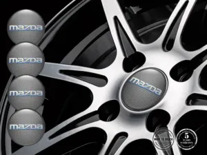 Mazda Felgenaufkleber Ausgabe Harz-Dome-Stil